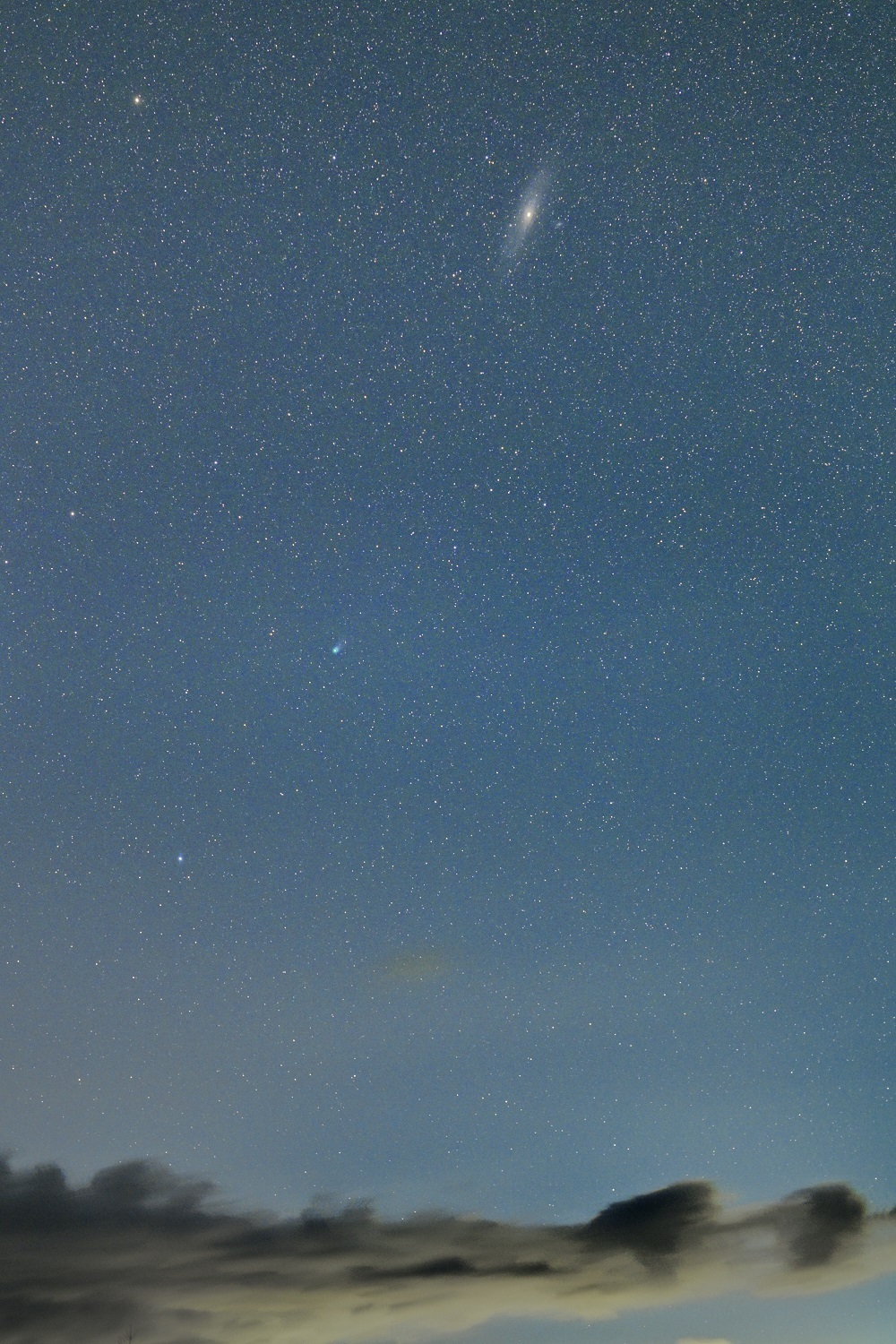 ノクト星景（アンドロメダ銀河とポンス・ブルックス彗星）: 星三昧
